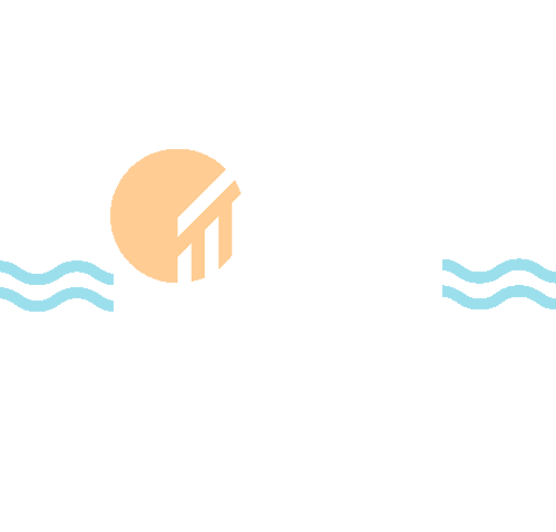 Morze Ciszy logo. Domki Dziwnów